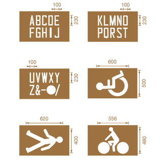 POCHOIRS KIT 3 (L'ensemble)