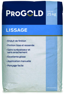 ENDUIT - LISSAGE (Sac 25 kg)