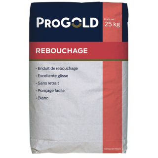 ENDUIT REBOUCHAGE (Sac 15 kg)